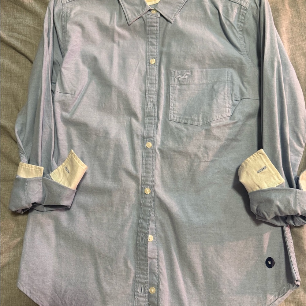 Hollister Women’s Light Blue Casual Shirt